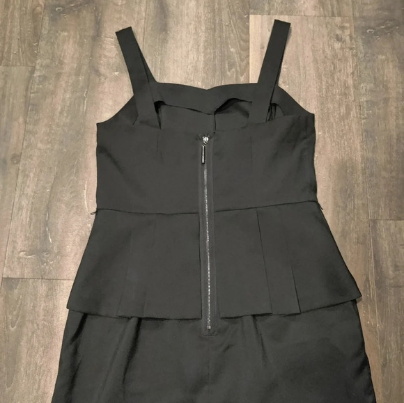 Kensie Black Dress with Peplum - Picture 4 of 4